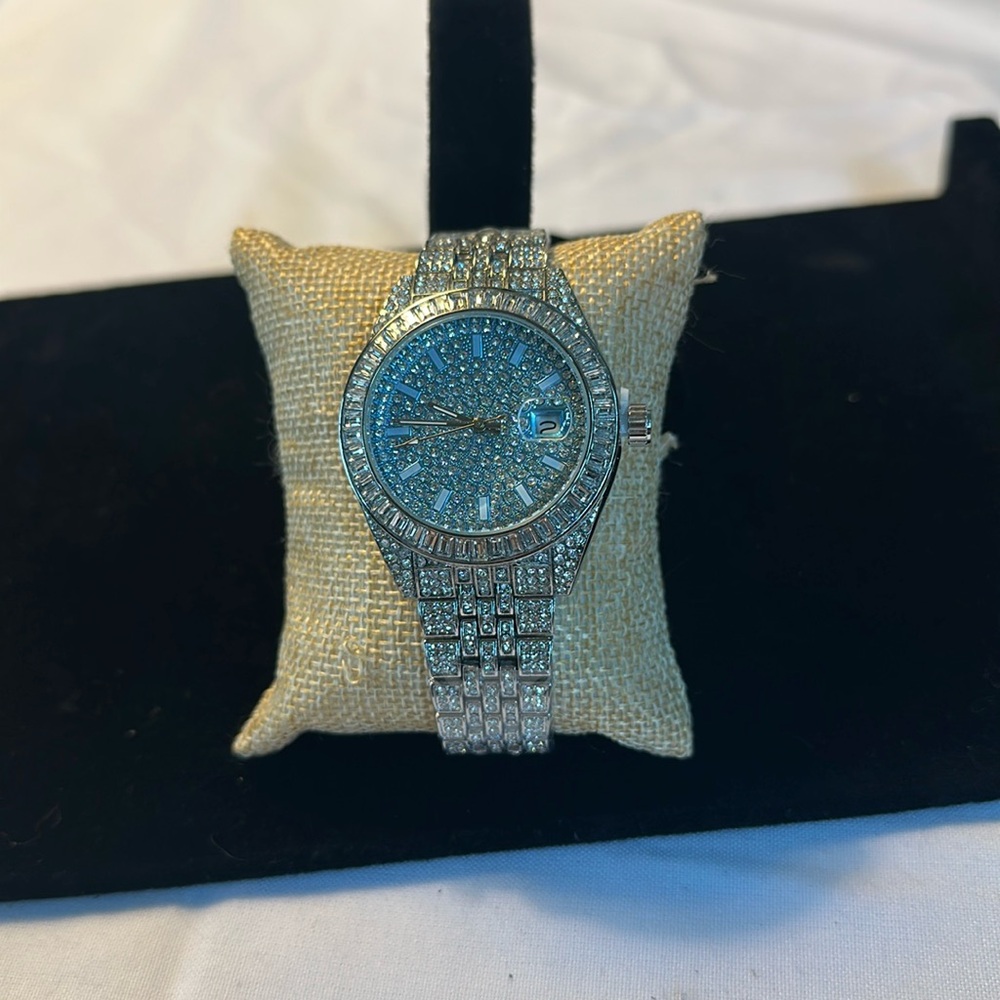 Bling label premium iced out watch